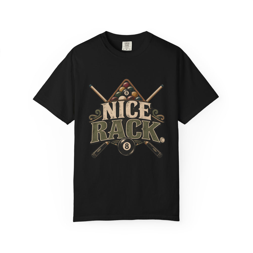 Nice Rack | Funny Retro Pool & Billiards T-Shirt