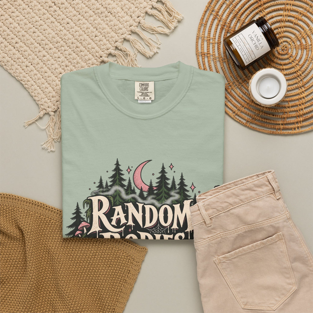 Random Bodies Lying Around Graphic T-Shirt — Dark Humor Halloween Tee