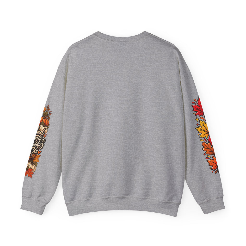 Gobble Till You Wobble Thanksgiving Turkey Unisex Crewneck Sweatshirt