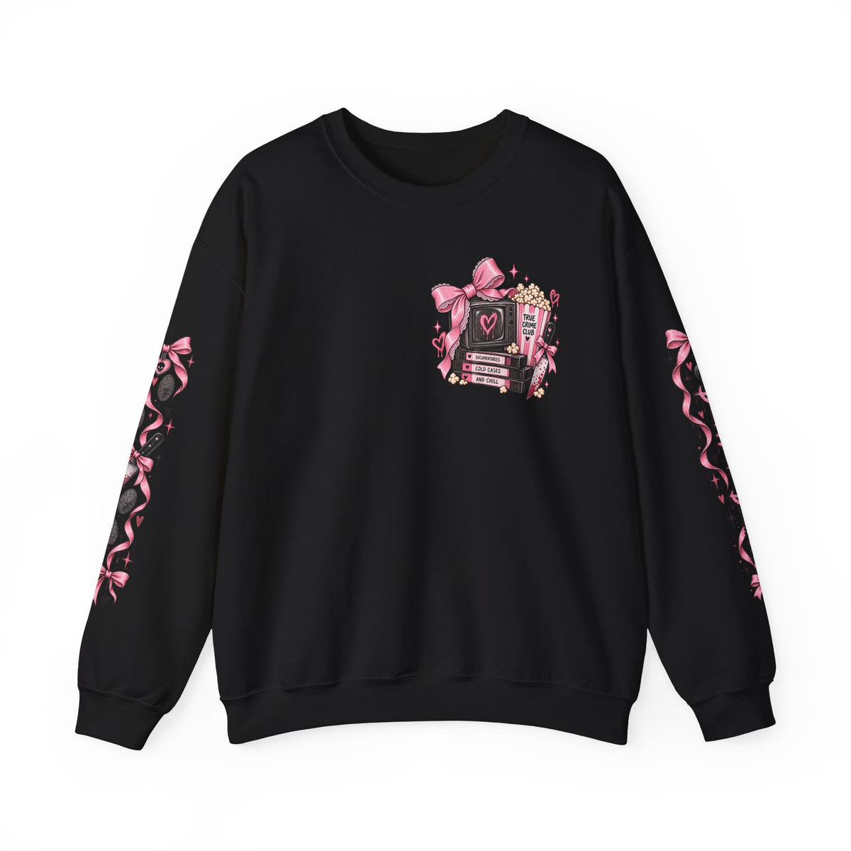 Serial Killer Documentaries and Chill Coquette Crewneck