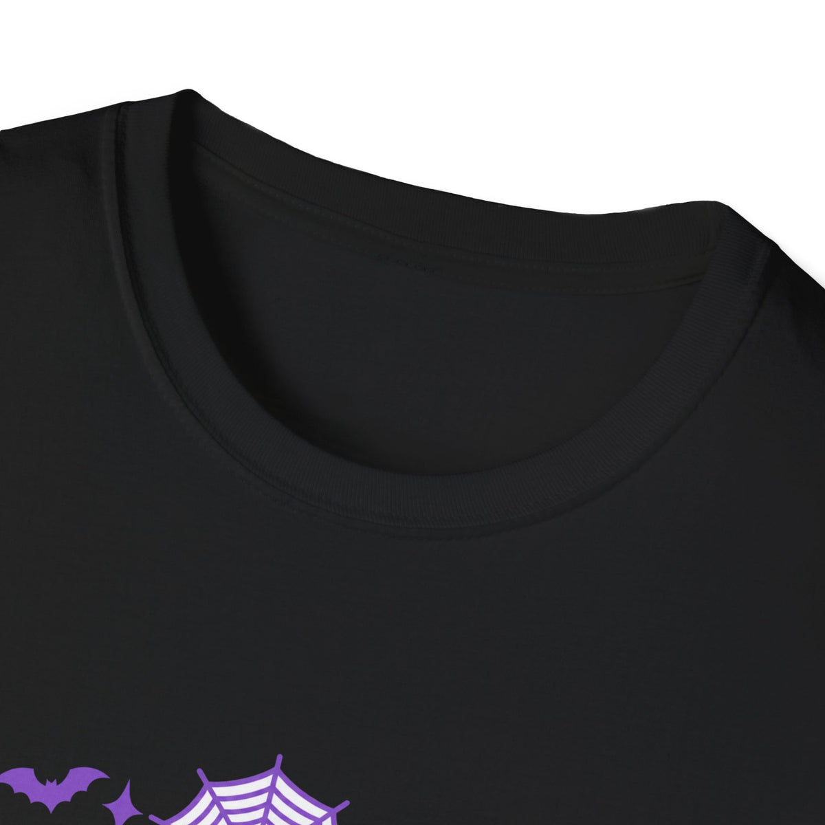 Spooky Mama Halloween Tee With Cute Ghosts Bats And Lavender Details