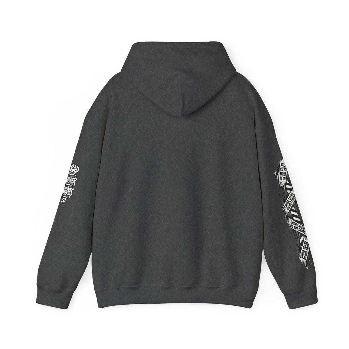 Serial Killer Documentaries and Chill Crime Scene Sleeve Hoodie