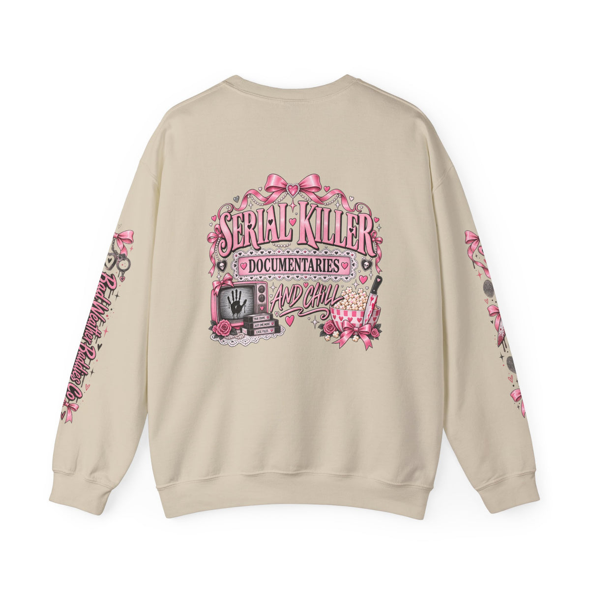 Serial Killer Documentaries and Chill Coquette Crewneck