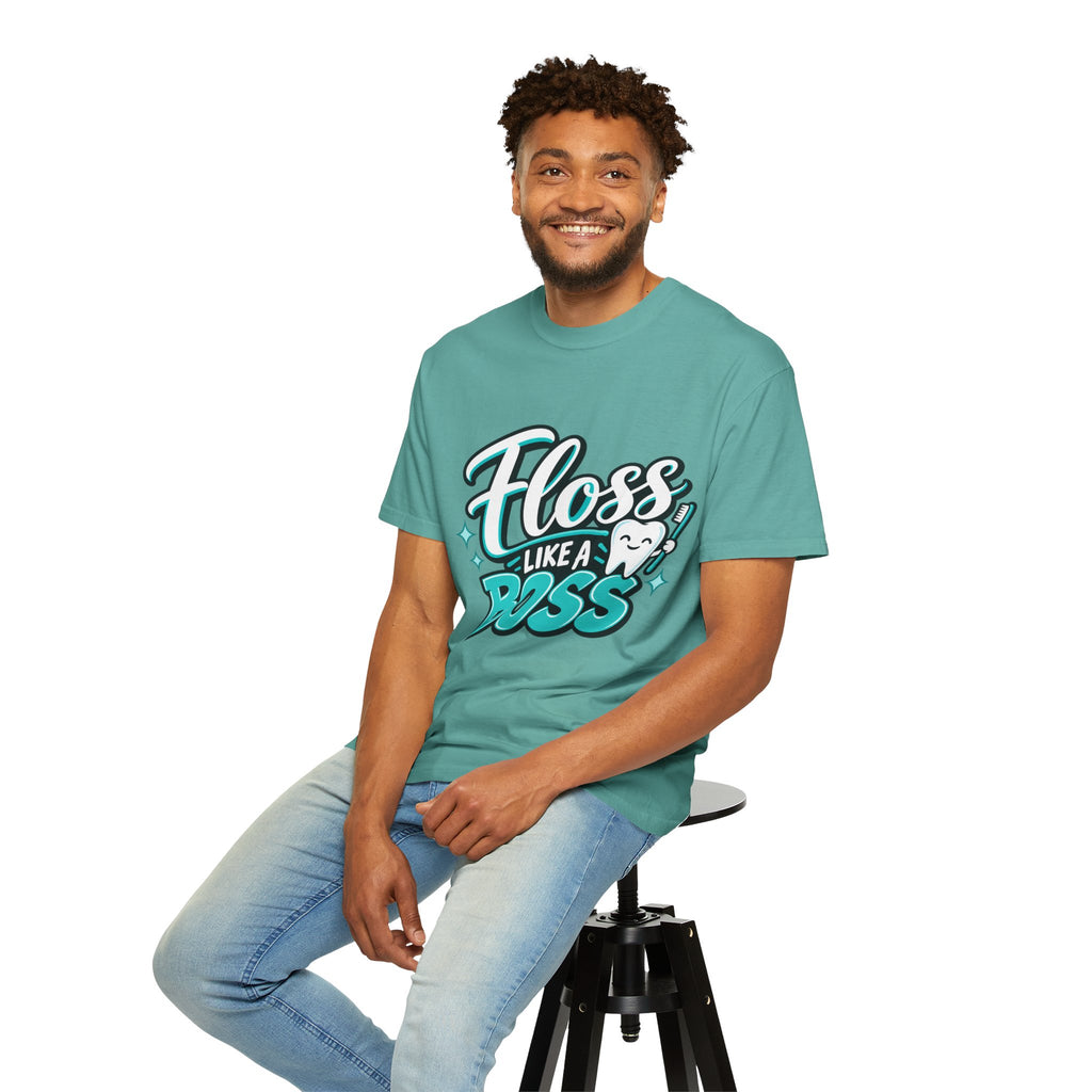 Floss Like a Boss Dental Tee – Cute Dentist, Hygienist & Dental Assistant Shirt