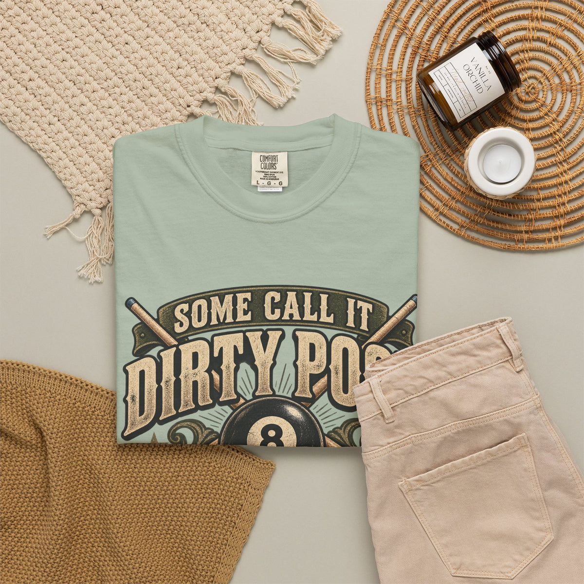 Some Call It Dirty Pool, I Call It Strategy | Retro Billiards T-Shirt