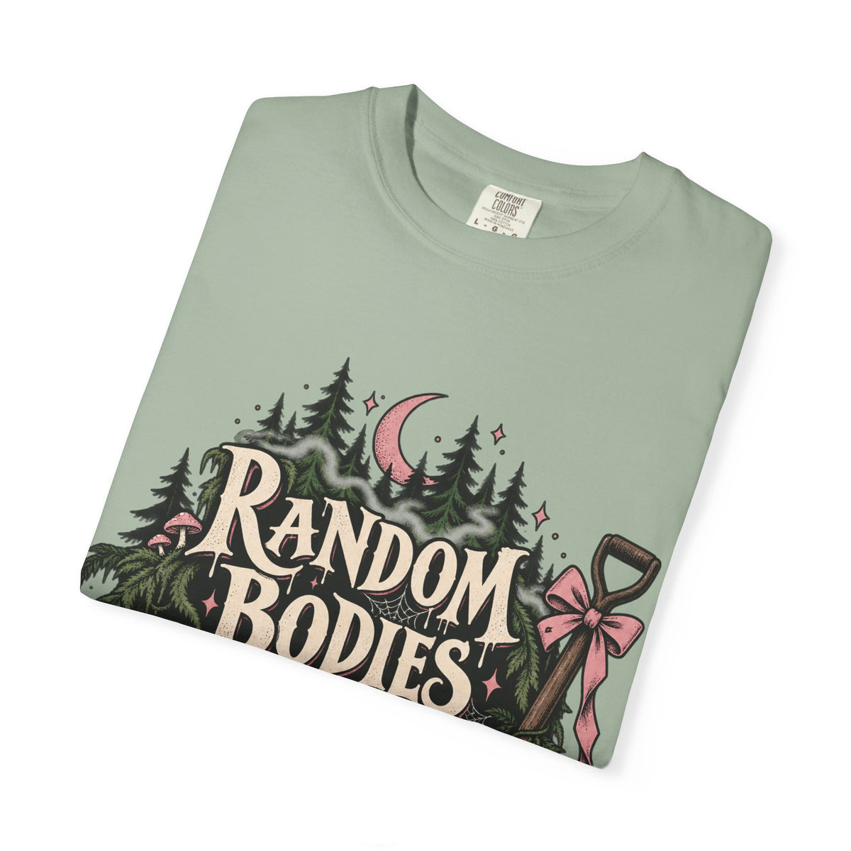 Random Bodies Lying Around Graphic T-Shirt — Dark Humor Halloween Tee