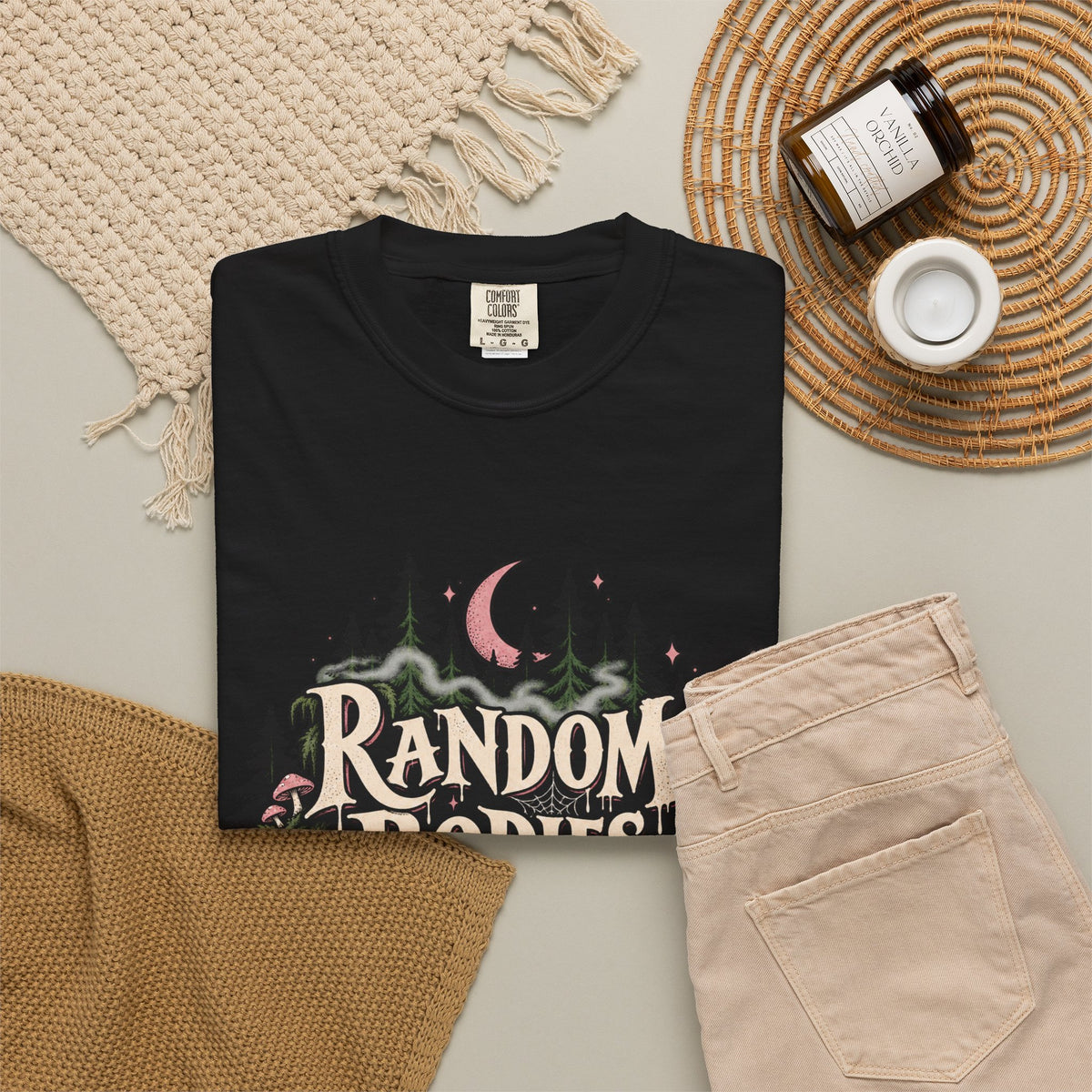 Random Bodies Lying Around Graphic T-Shirt — Dark Humor Halloween Tee