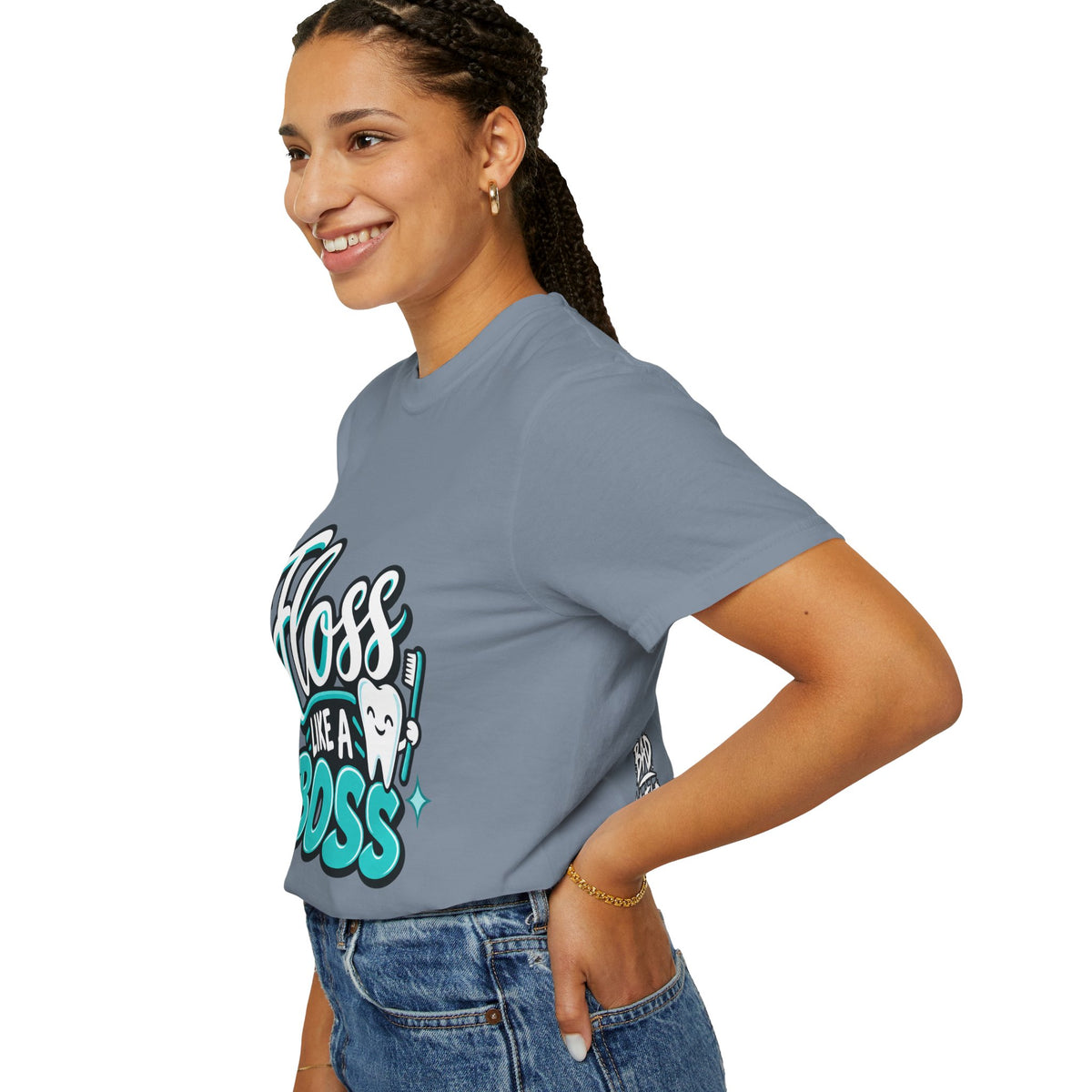 Floss Like a Boss Dental Tee – Cute Dentist, Hygienist & Dental Assistant Shirt