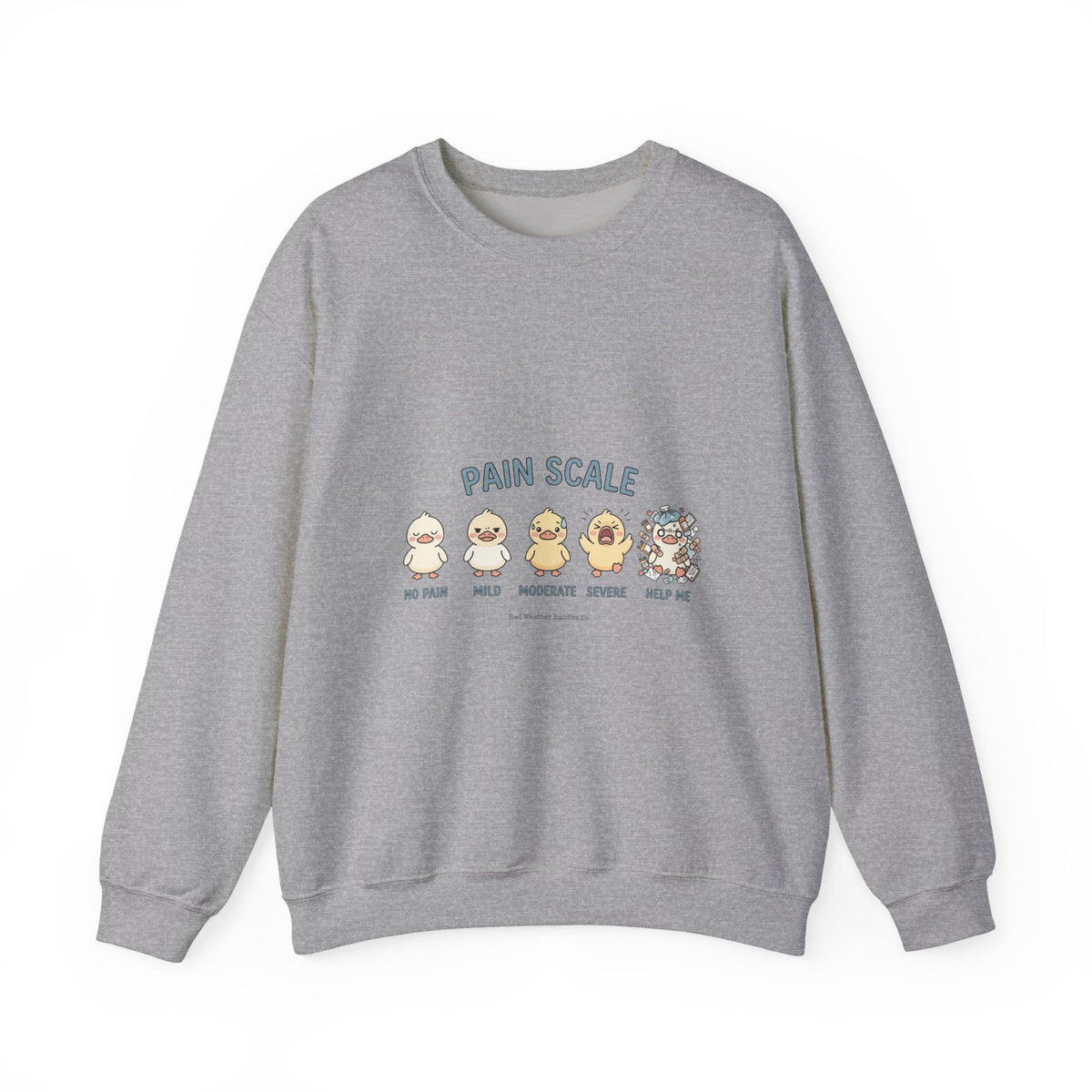 Funny Pain Scale Sweatshirt | Nurse & Healthcare Humor Crewneck