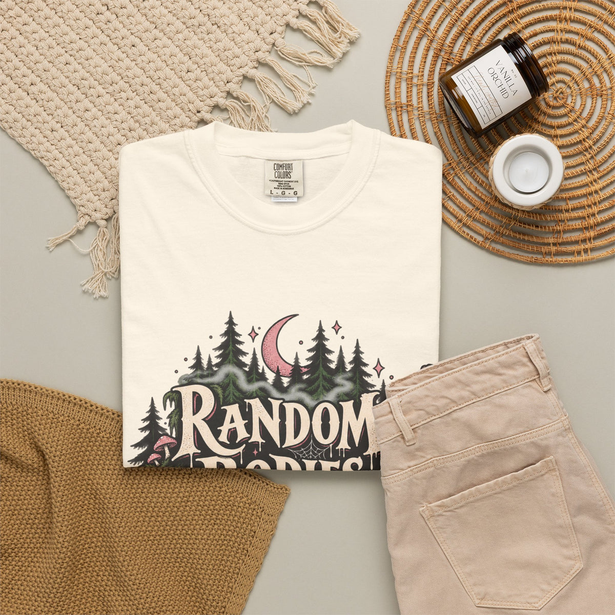 Random Bodies Lying Around Graphic T-Shirt — Dark Humor Halloween Tee