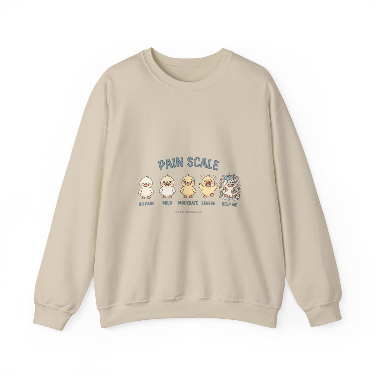 Funny Pain Scale Sweatshirt | Nurse & Healthcare Humor Crewneck