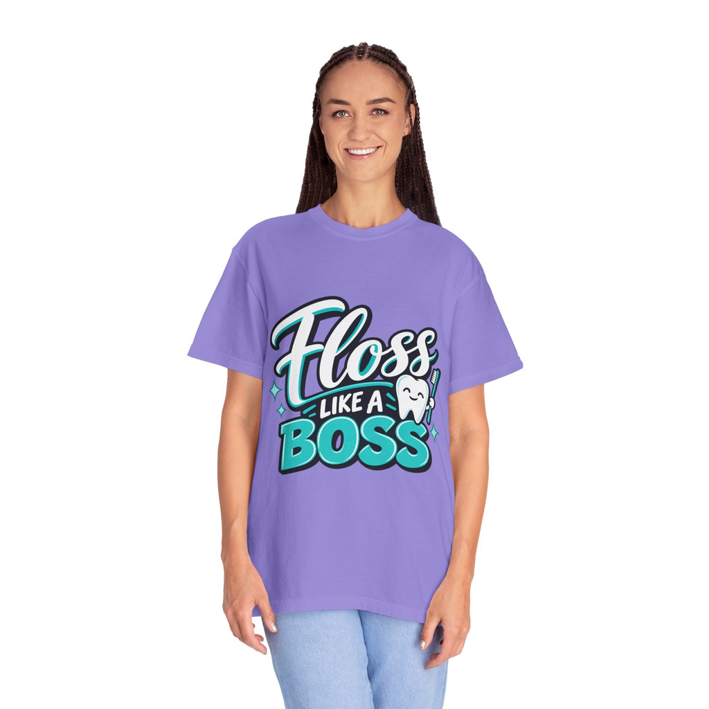 Floss Like a Boss Dental Tee – Cute Dentist, Hygienist & Dental Assistant Shirt