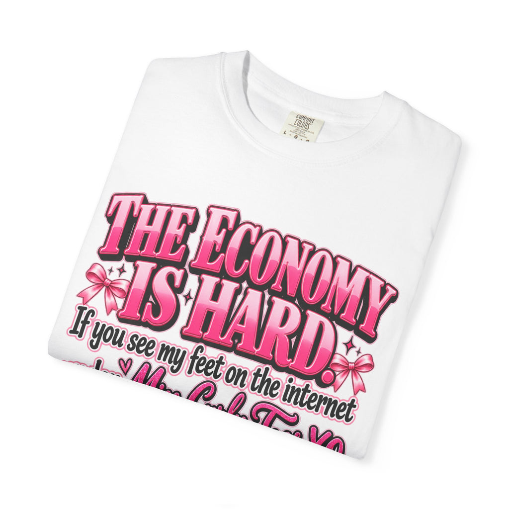 The Economy Is Hard Mind Your Business Coquette Graphic Tee