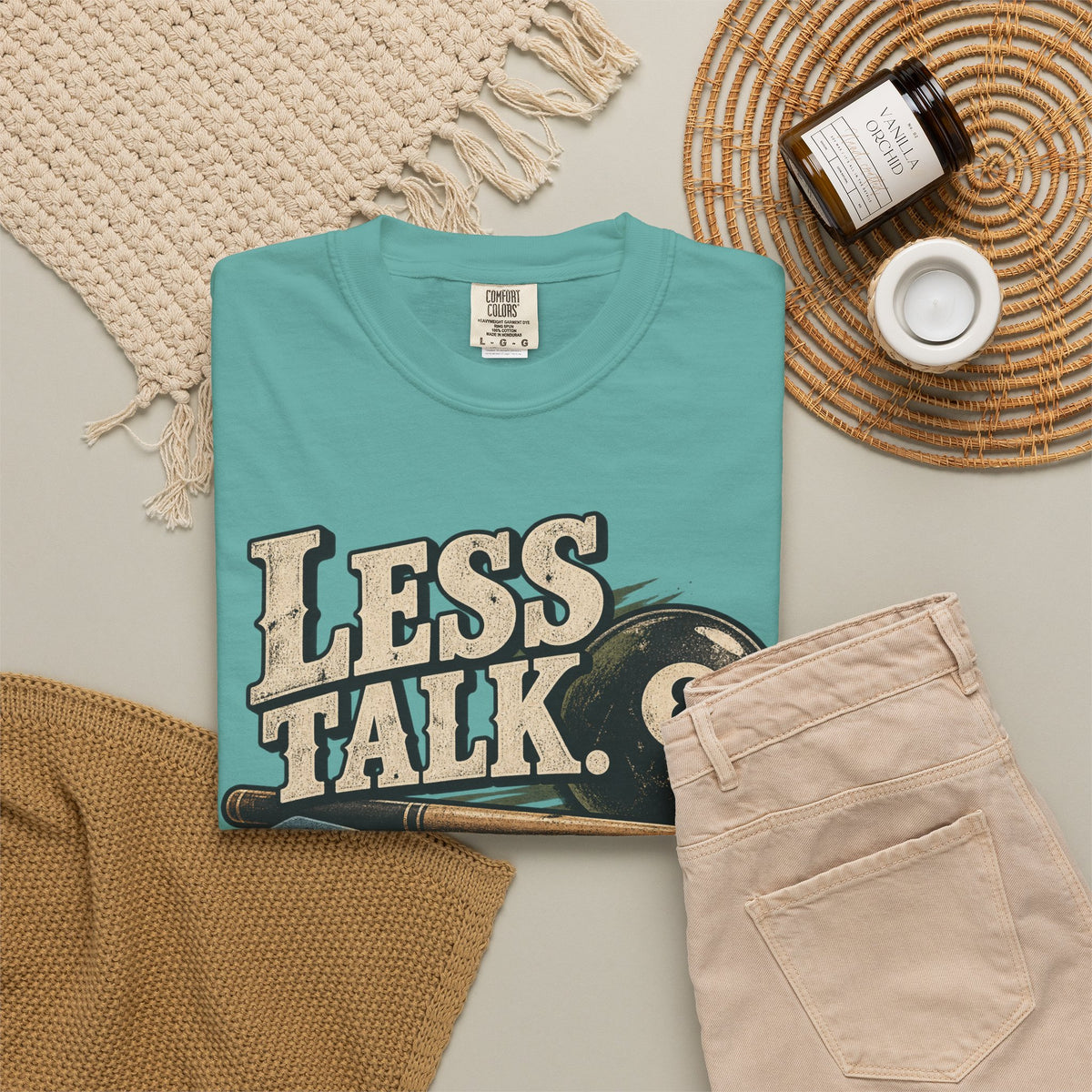 Less Talk, More Chalk Pool T-Shirt | Retro Billiards Graphic Tee