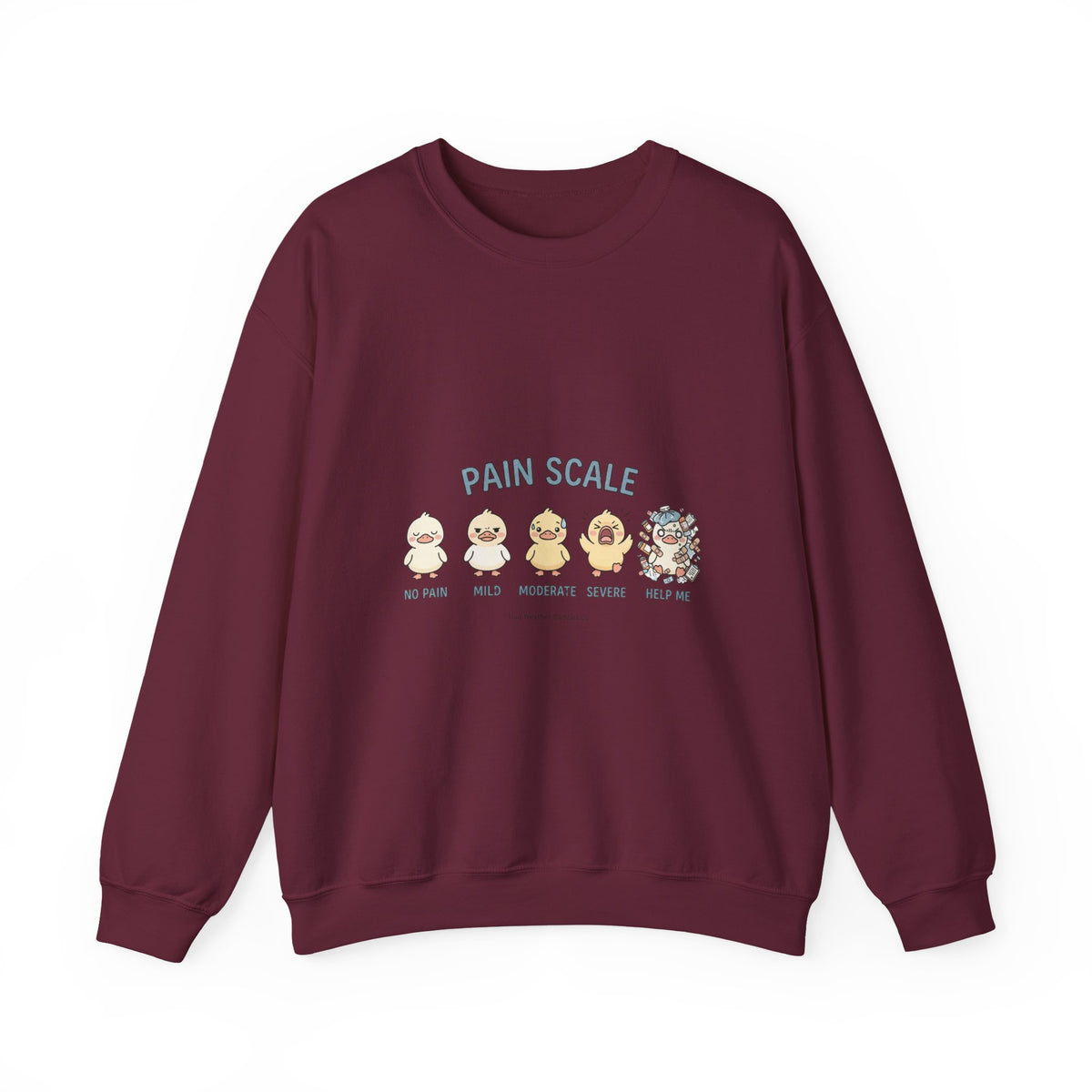 Funny Pain Scale Sweatshirt | Nurse & Healthcare Humor Crewneck
