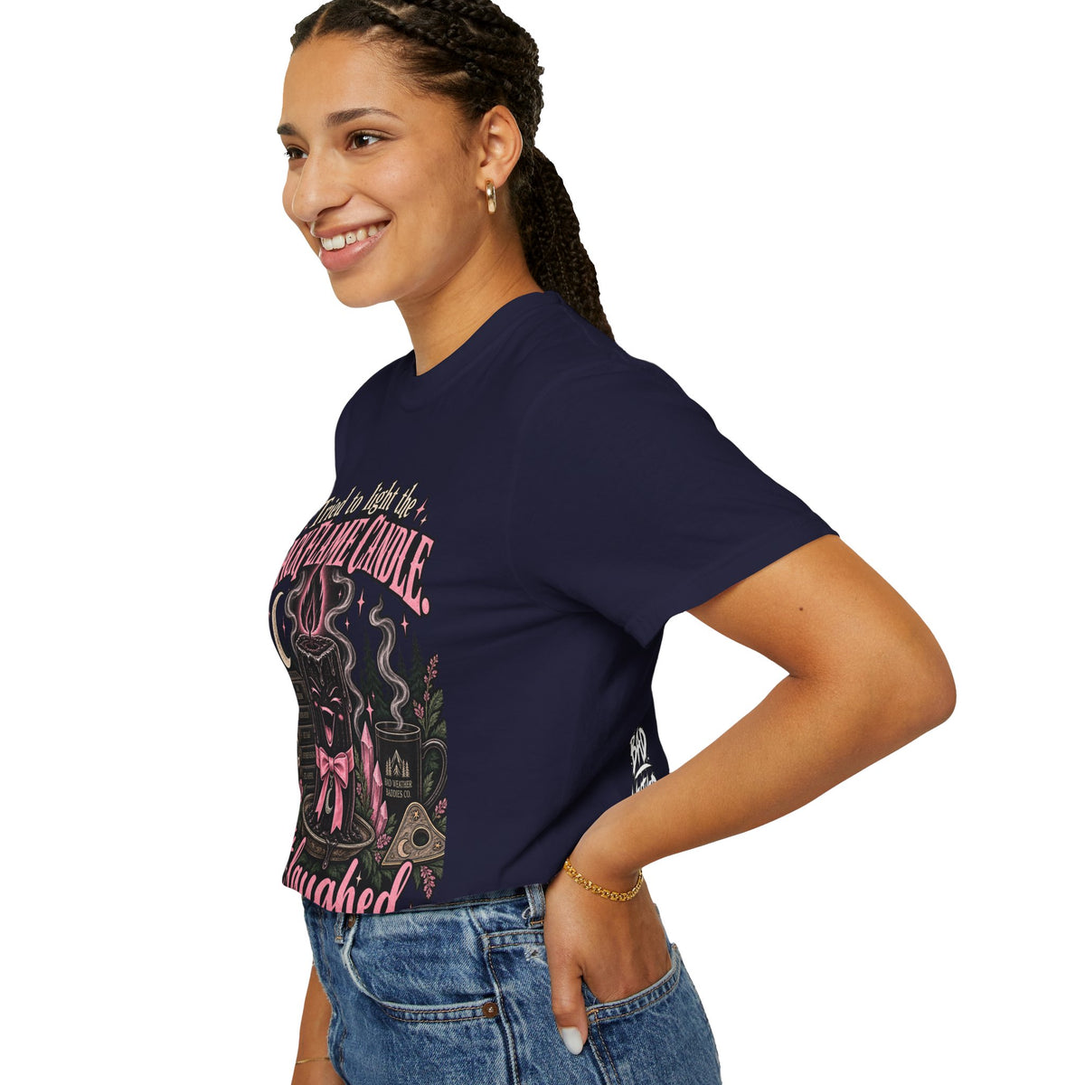 Tried to Light the Black Flame Candle — It Laughed Shirt | Funny Witchy Dating Tee Gothic Coquette Halloween Shirt Bad Weather Baddies Co.™