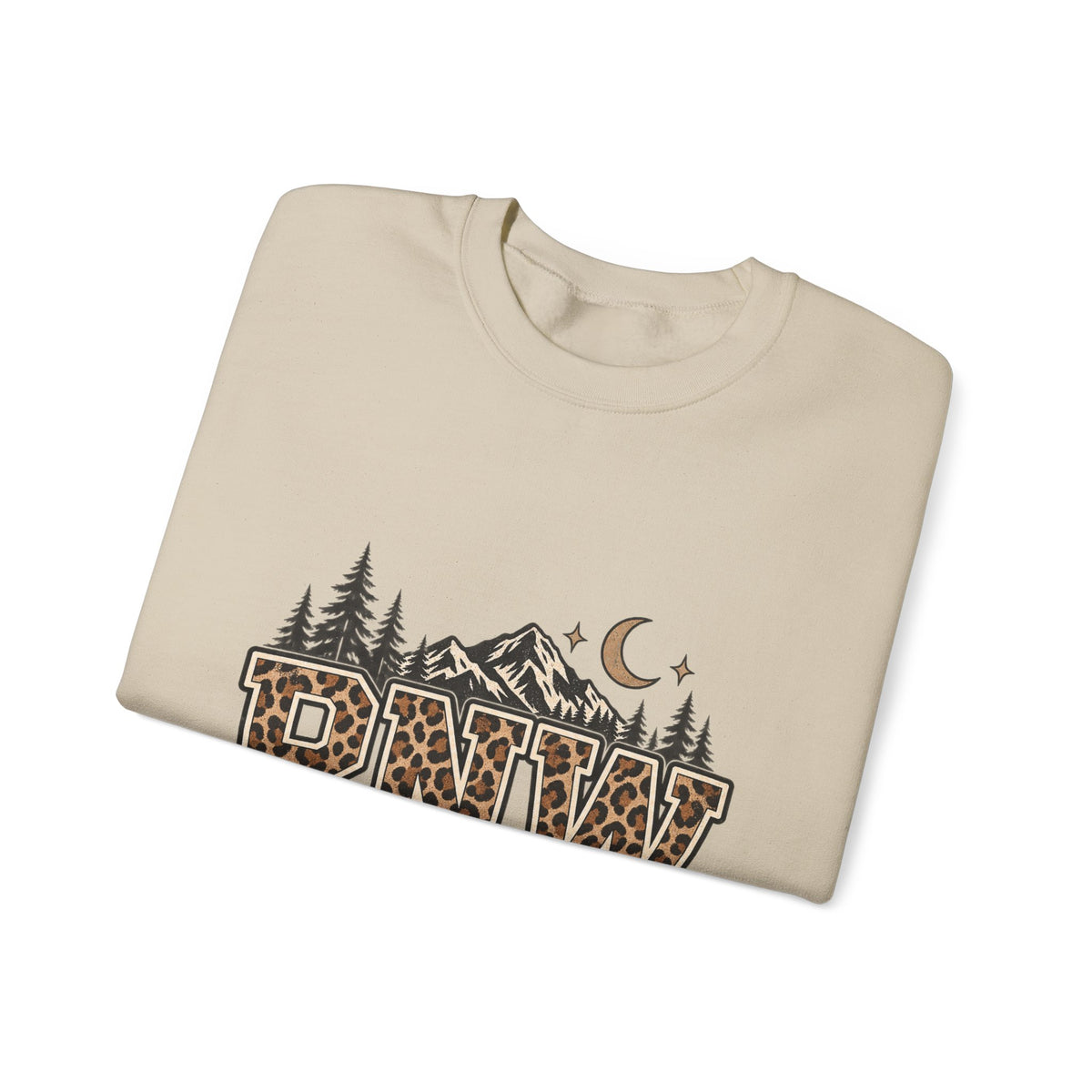 PNW Leopard Print Crewneck Sweatshirt
