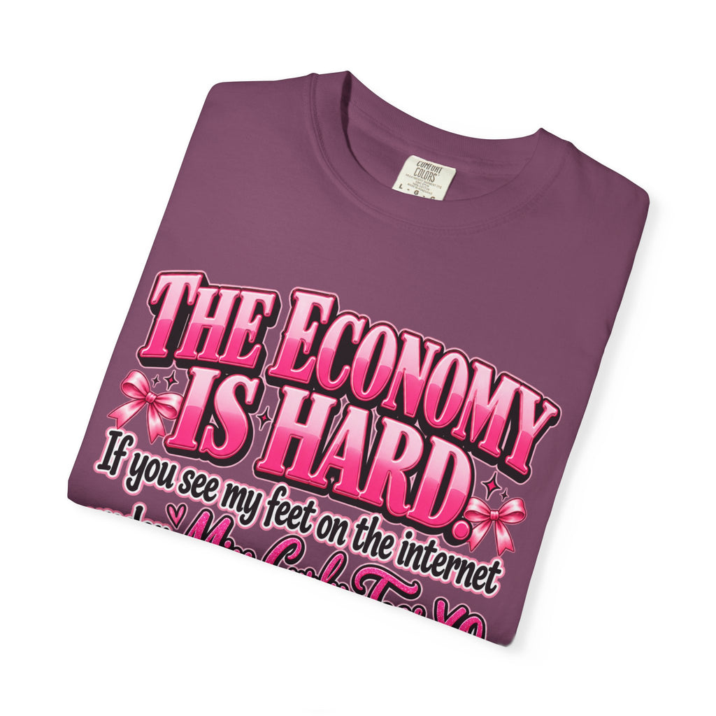 The Economy Is Hard Mind Your Business Coquette Graphic Tee