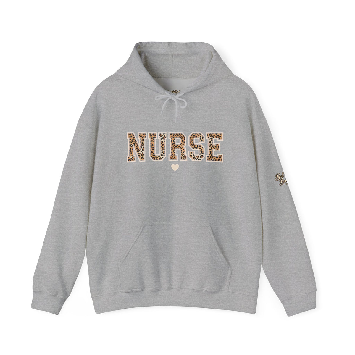 Leopard Nurse Hoodie | Cute RN Sweatshirt & Healthcare Worker Gift
