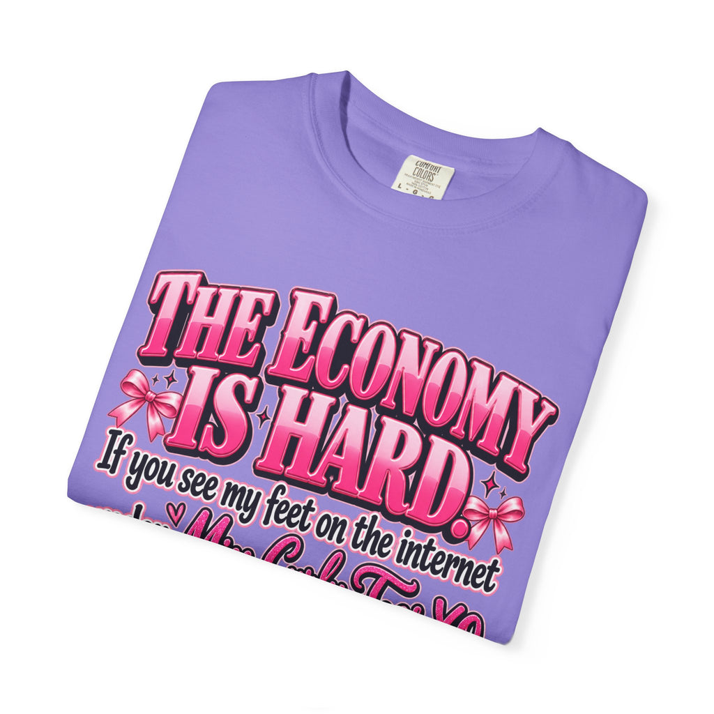 The Economy Is Hard Mind Your Business Coquette Graphic Tee