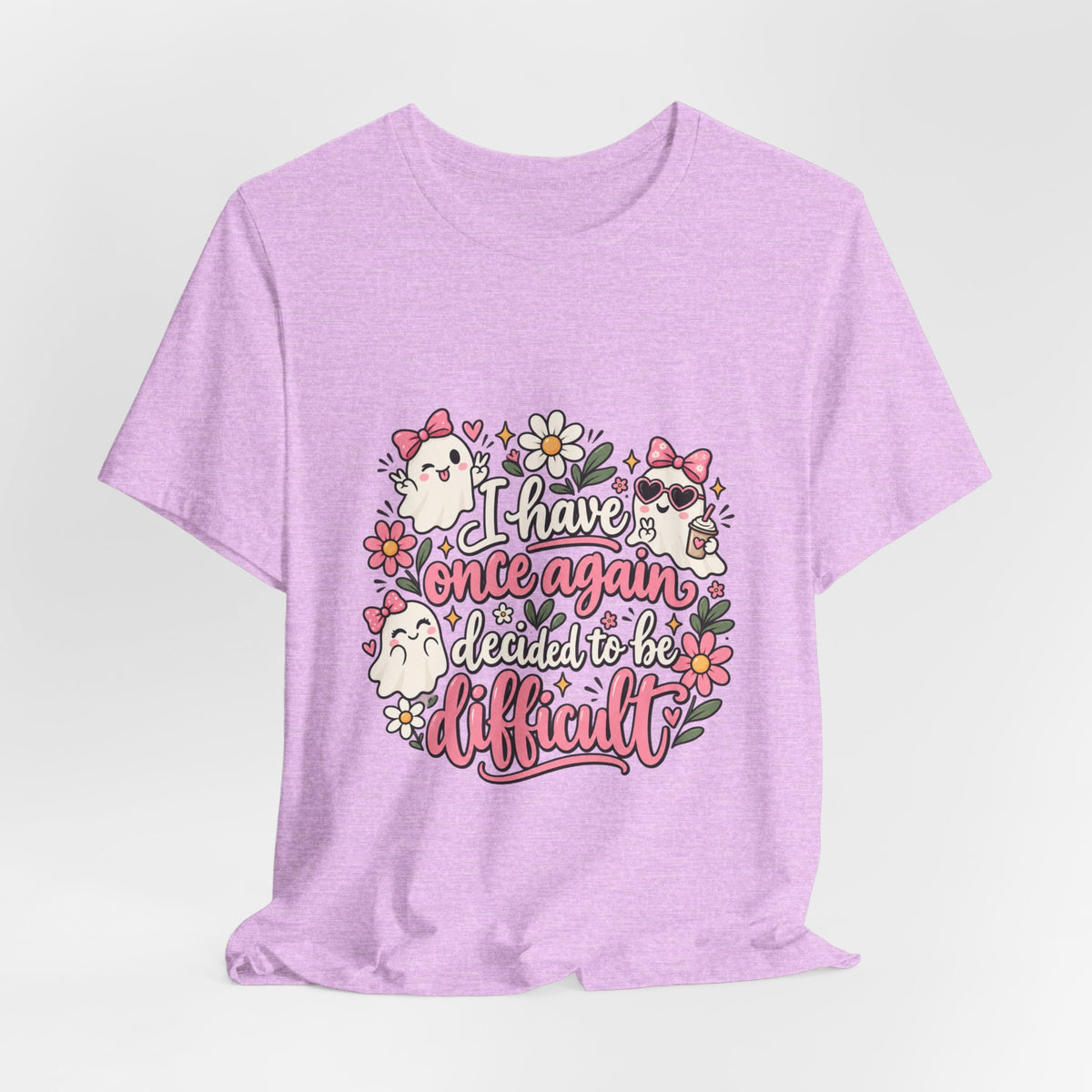 Decided to Be Difficult Ghost Tee
