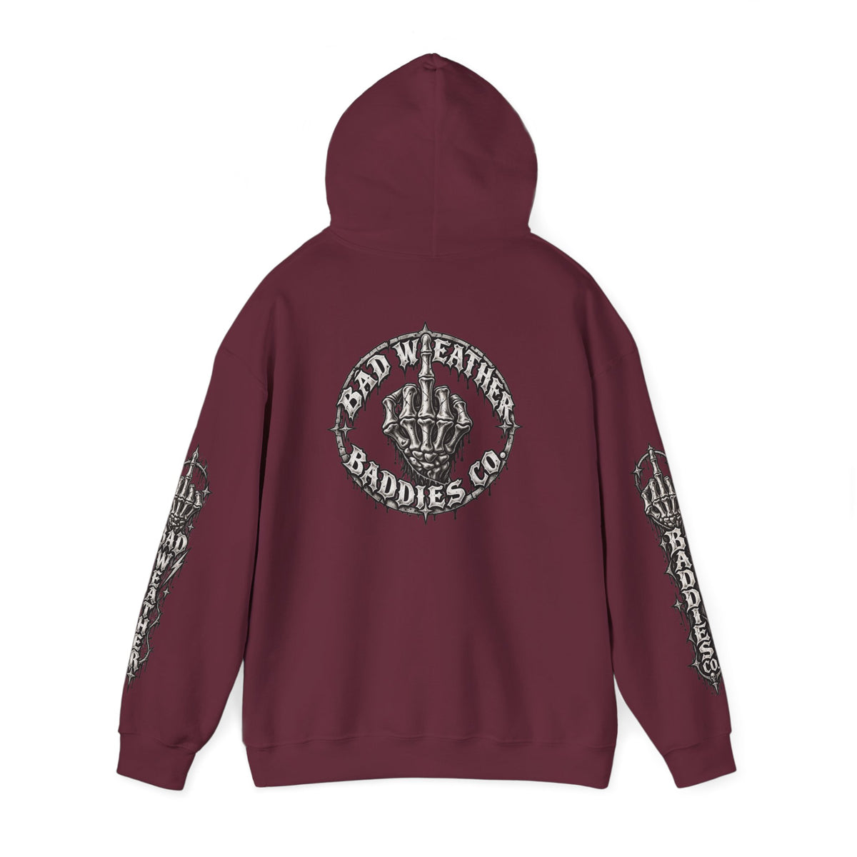 Have a Nice Day Gothic Sleeve Hoodie