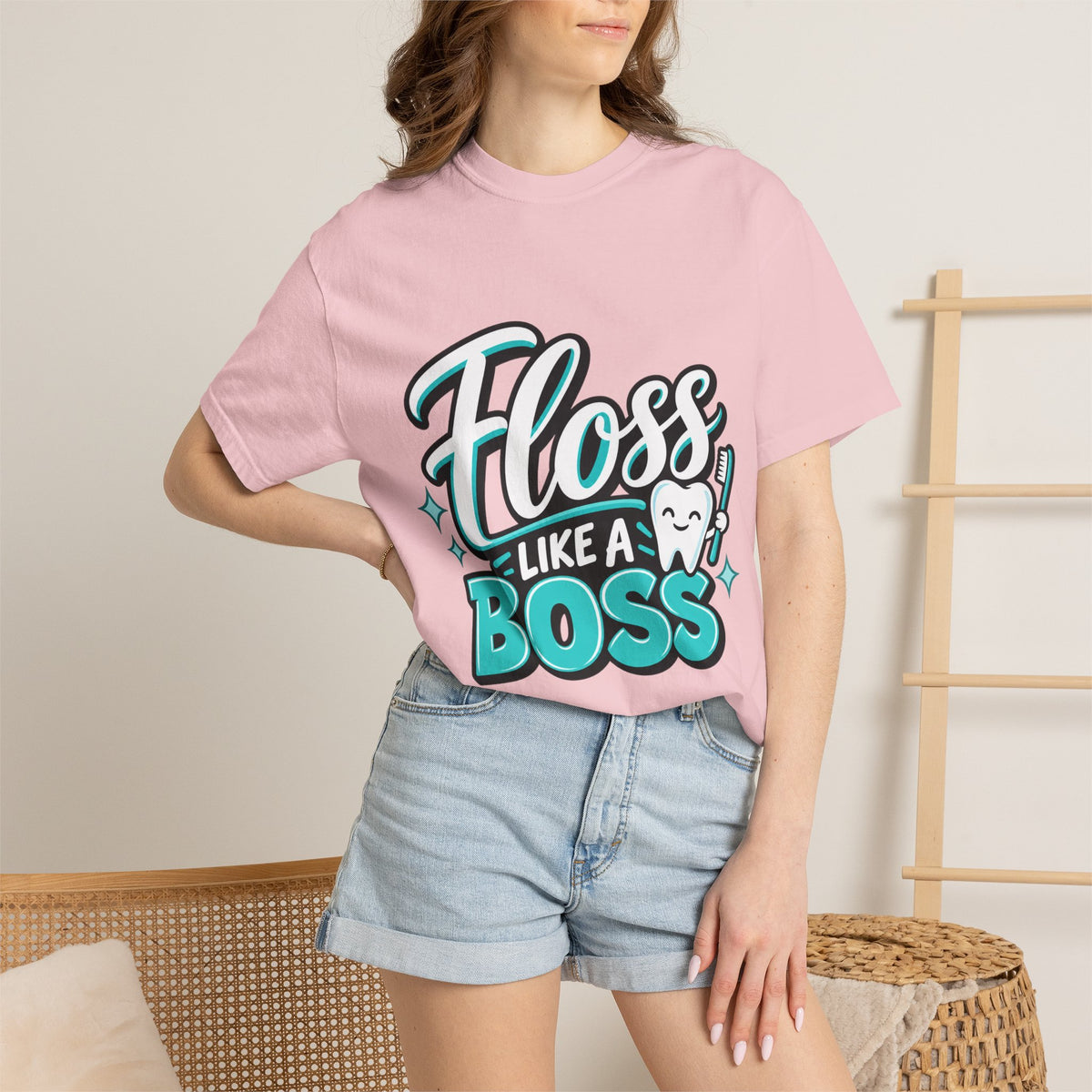Floss Like a Boss Dental Tee – Cute Dentist, Hygienist & Dental Assistant Shirt