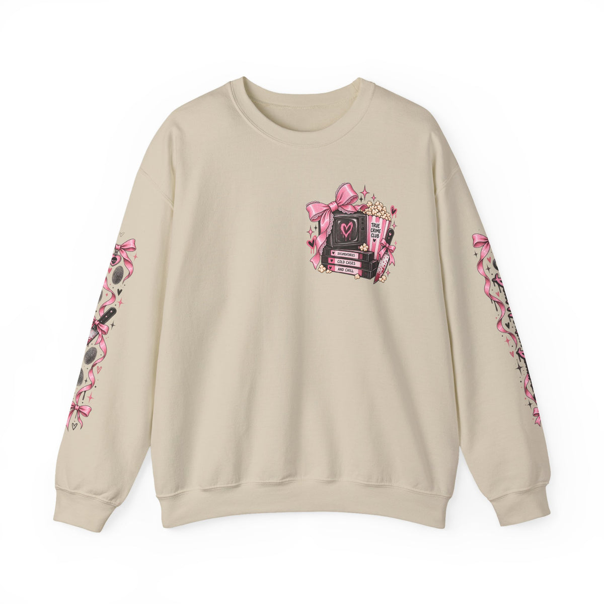 Serial Killer Documentaries and Chill Coquette Crewneck