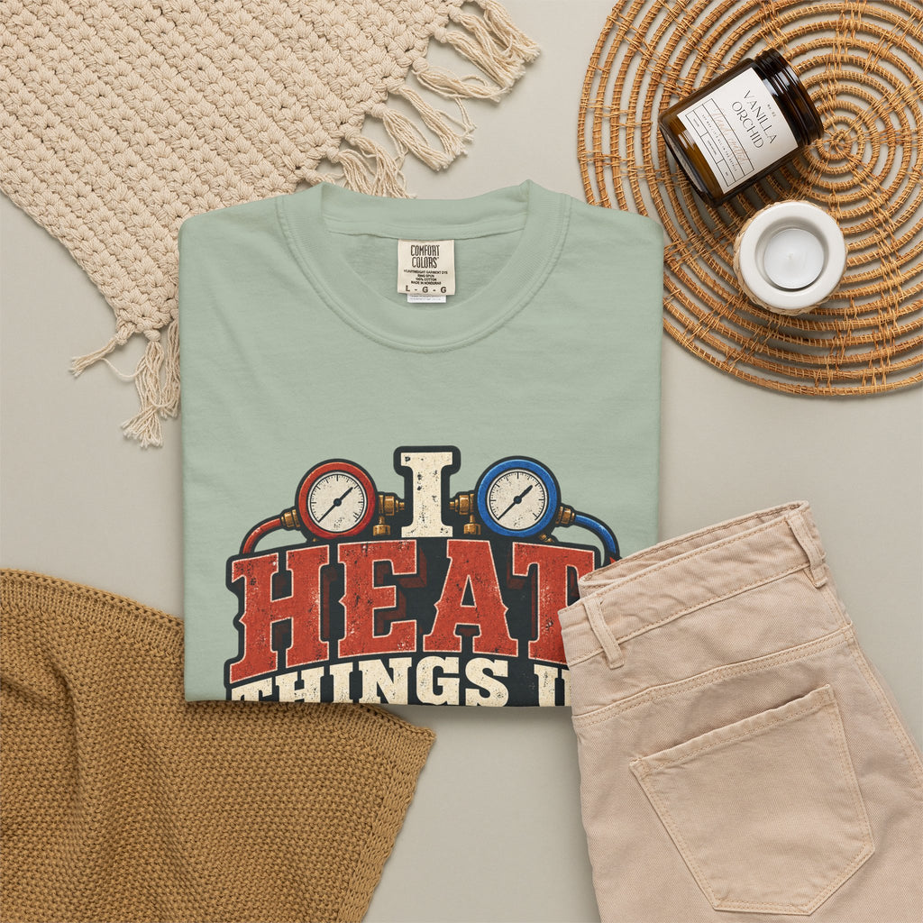 HVAC Hottie — Heat Things Up & Cool Things Down Tee