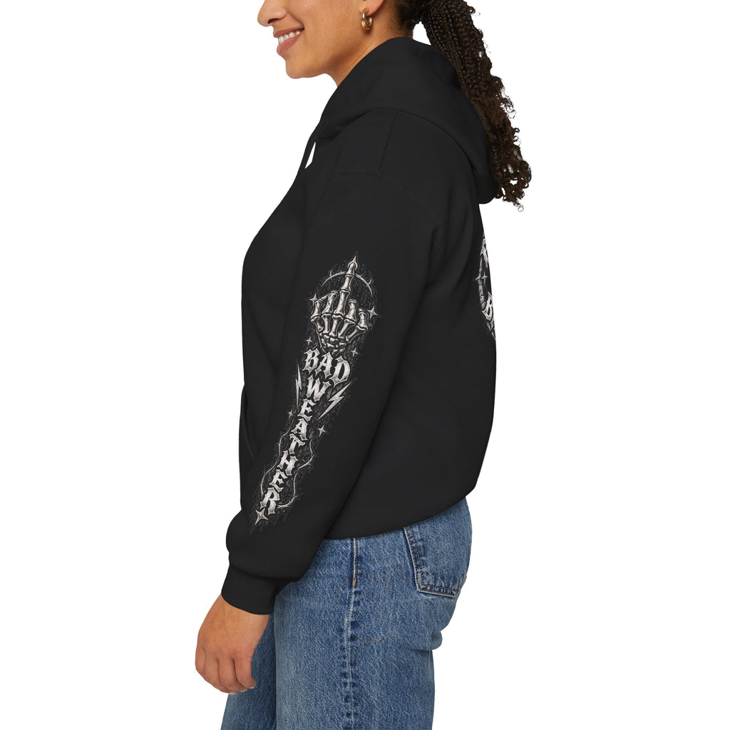 Have a Nice Day Gothic Sleeve Hoodie