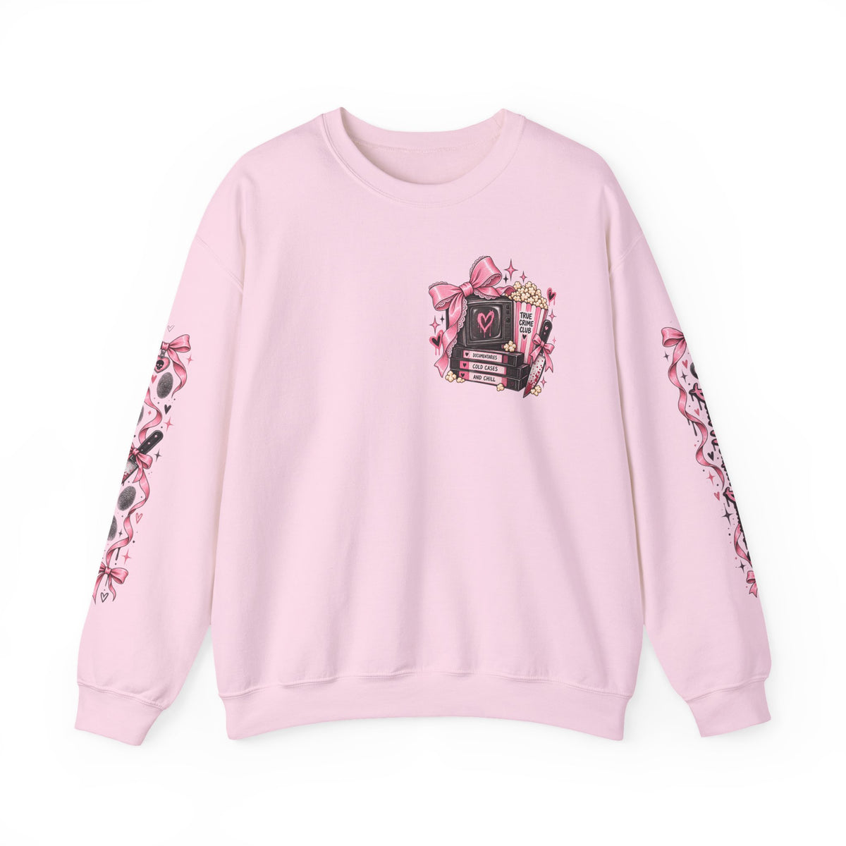 Serial Killer Documentaries and Chill Coquette Crewneck