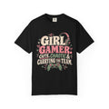 Girl Gamer Cute Chaotic & Carrying the Team | Retro Gaming T-Shirt