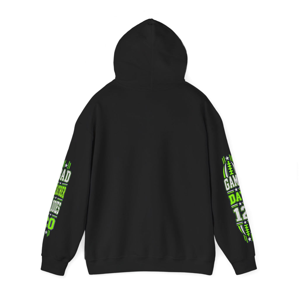 Hoodie - Out of 10 I’m a 12 Football Game Day Dad Hooded Sweatshirt