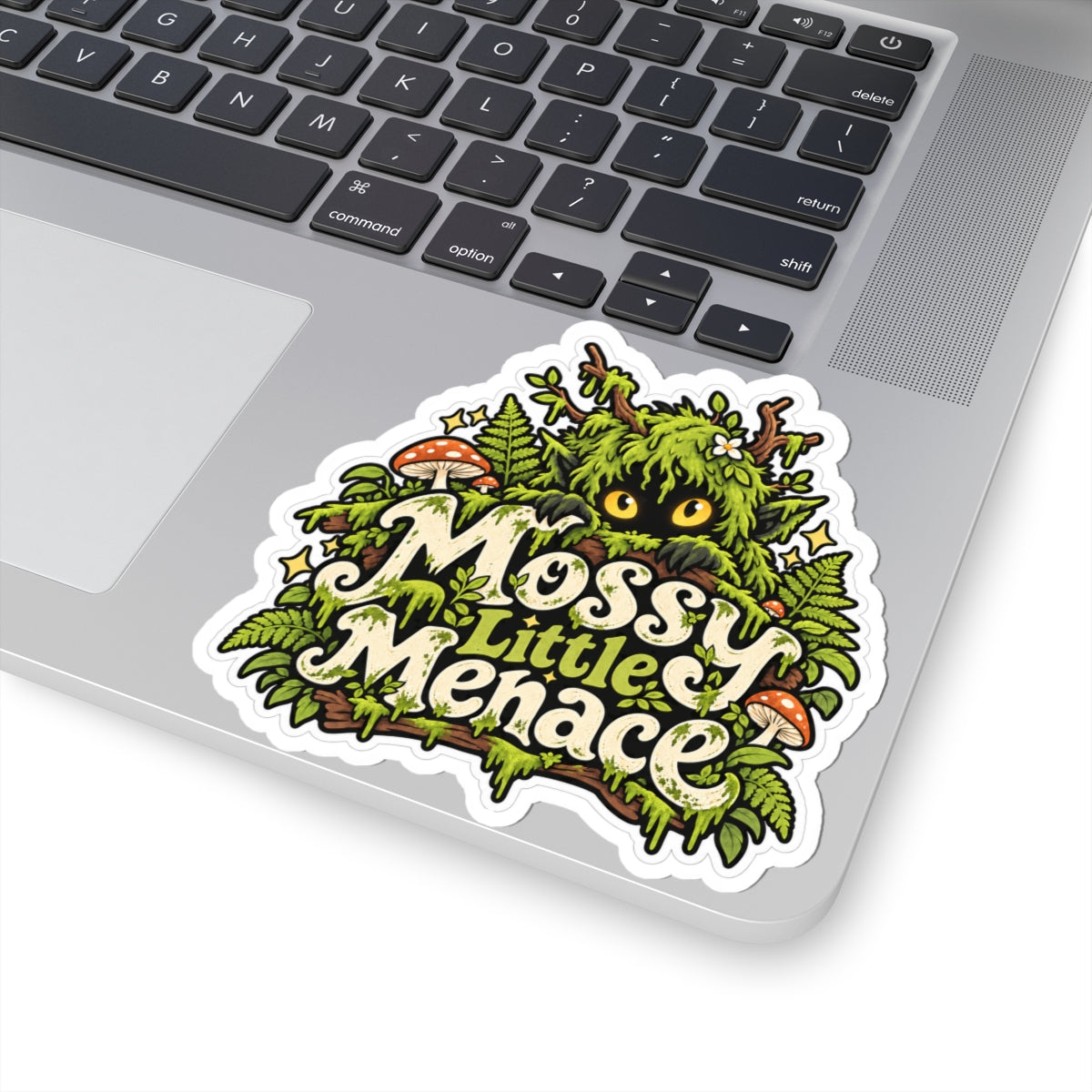 Mossy Little Menace Sticker