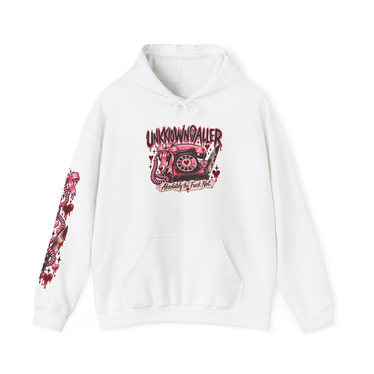 Unknown Caller Hoodie — Absolutely the Fuck Not
