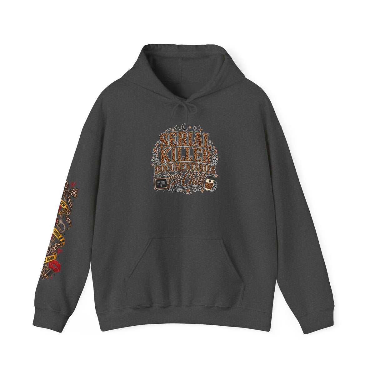 Serial Killer Documentaries and Chill Leopard Hoodie