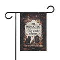 No Soliciting Witch Garden Flag