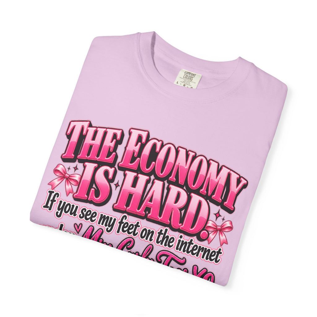 The Economy Is Hard Mind Your Business Coquette Graphic Tee