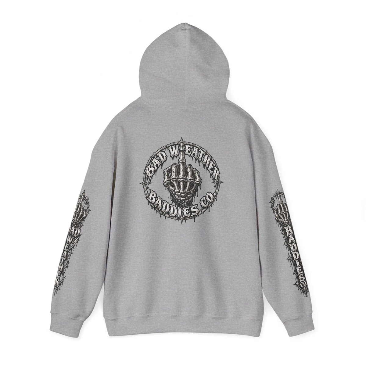 Have a Nice Day Gothic Sleeve Hoodie