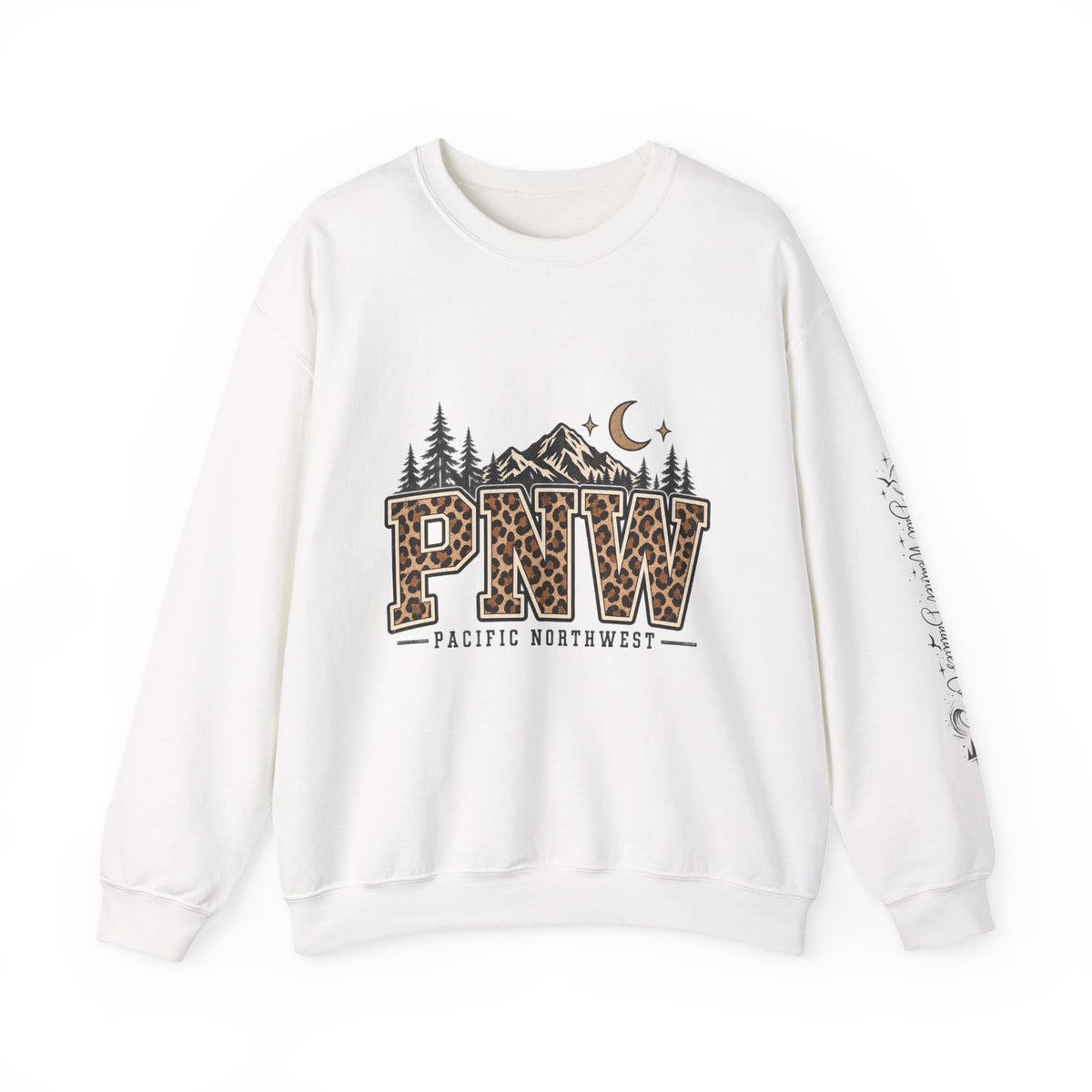 PNW Leopard Print Crewneck Sweatshirt