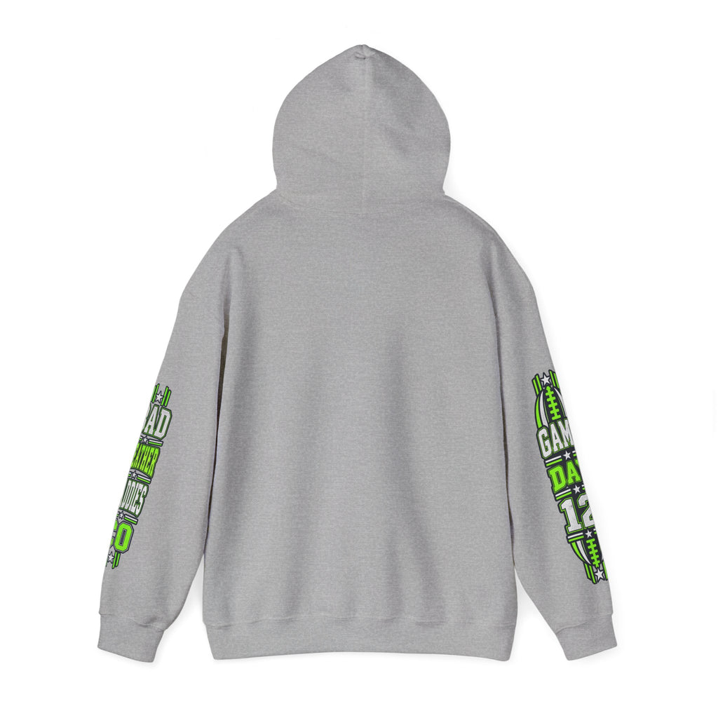 Hoodie - Out of 10 I’m a 12 Football Game Day Dad Hooded Sweatshirt