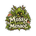 Mossy Little Menace Sticker