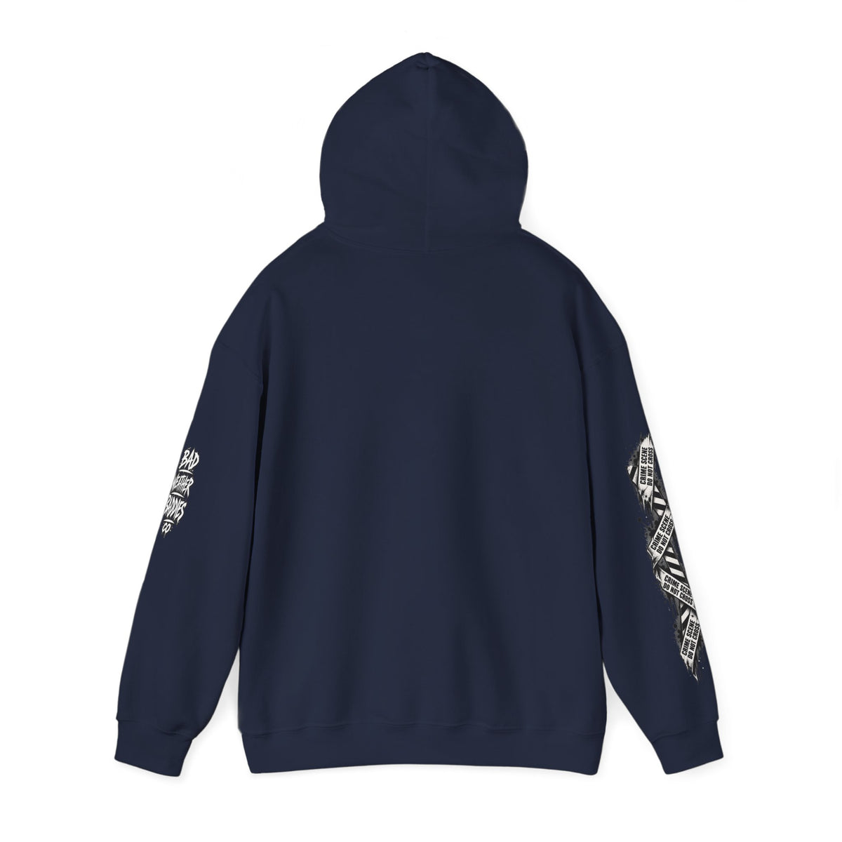 Serial Killer Documentaries and Chill Crime Scene Sleeve Hoodie