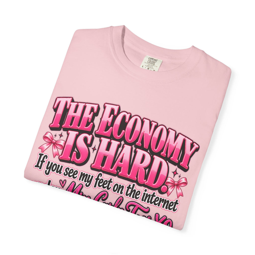 The Economy Is Hard Mind Your Business Coquette Graphic Tee