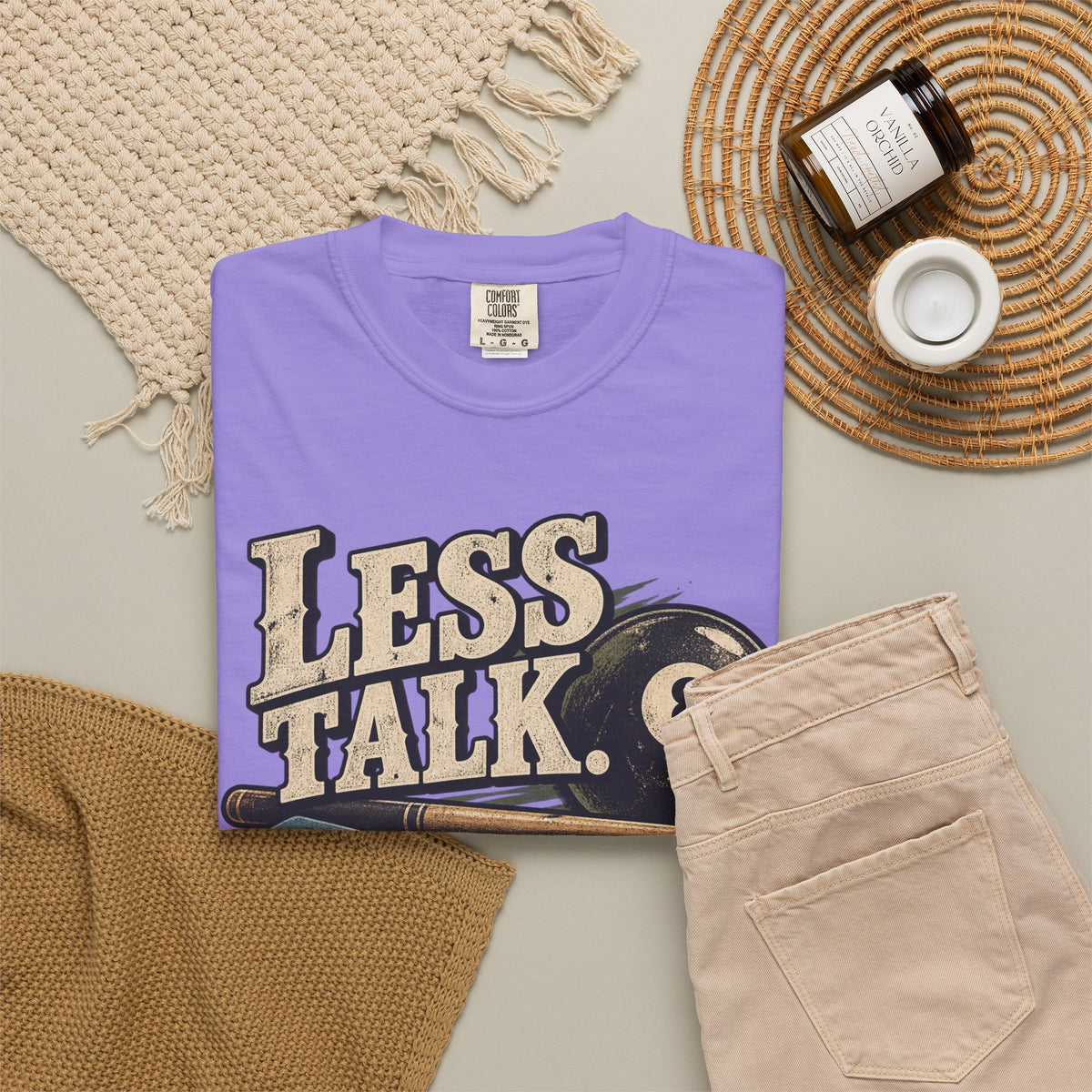 Less Talk, More Chalk Pool T-Shirt | Retro Billiards Graphic Tee