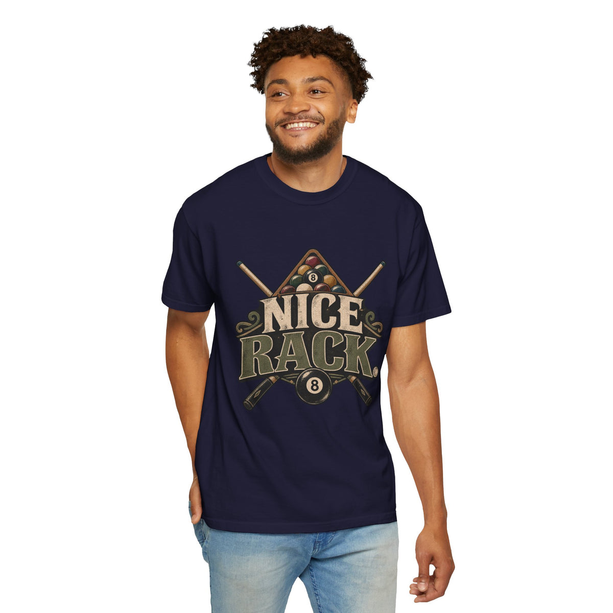 Nice Rack | Funny Retro Pool & Billiards T-Shirt