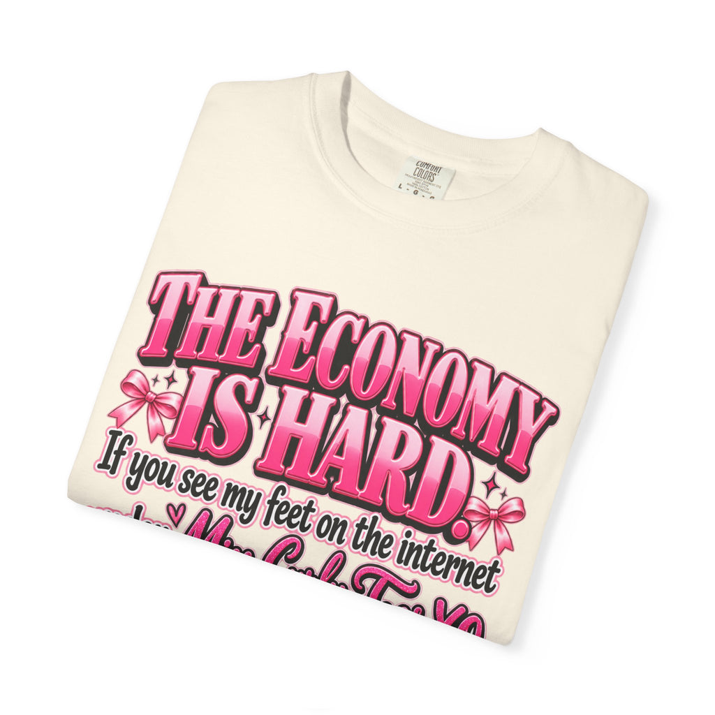 The Economy Is Hard Mind Your Business Coquette Graphic Tee