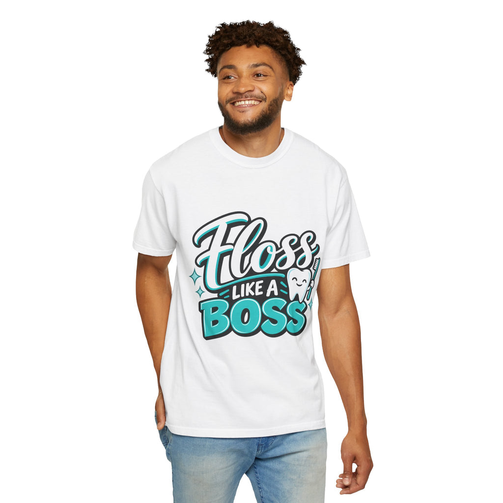 Floss Like a Boss Dental Tee – Cute Dentist, Hygienist & Dental Assistant Shirt
