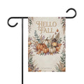 Hello Fall Garden Flag | Cozy Autumn Pumpkin & Floral Yard Decor