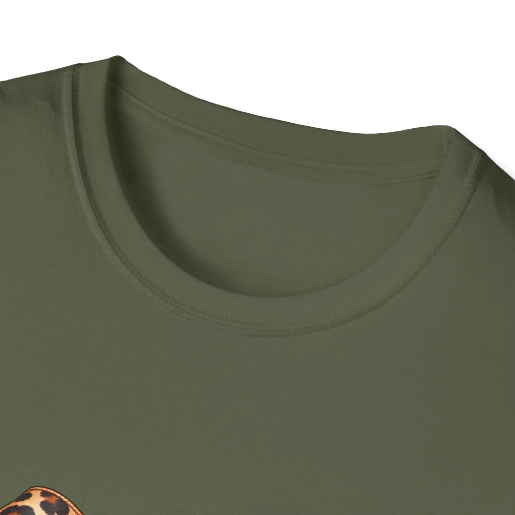 Leopard Print Bow Pumpkin Fall T Shirt Unisex Autumn Graphic Tee
